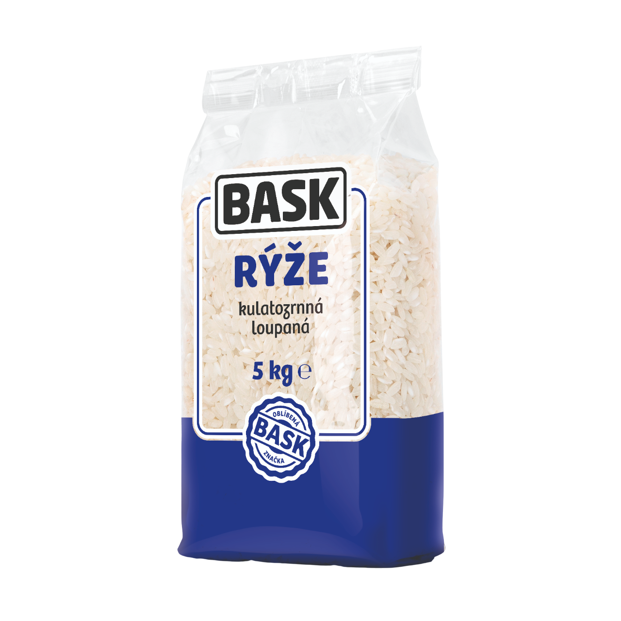 BASK Ryža guľatozrnná 5 kg