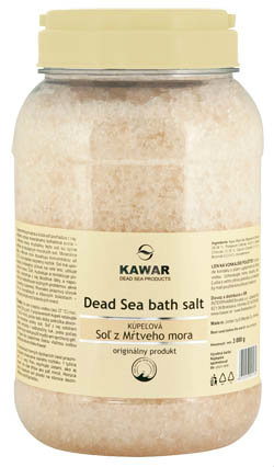 KAWAR Soľ z Mŕtveho mora 3 kg