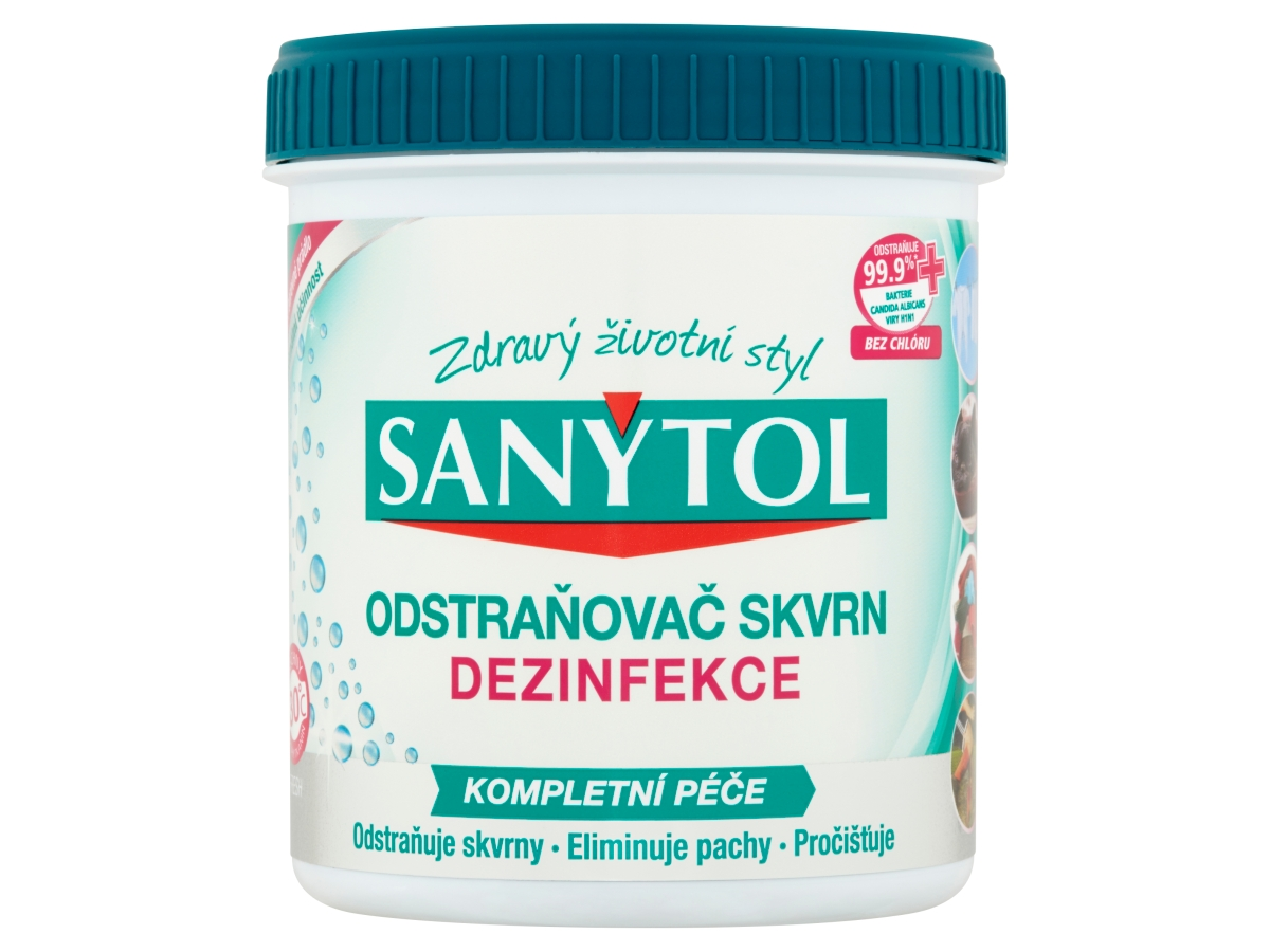 SANYTOL Dezinfekčný odstraňovač škvŕn 450 g