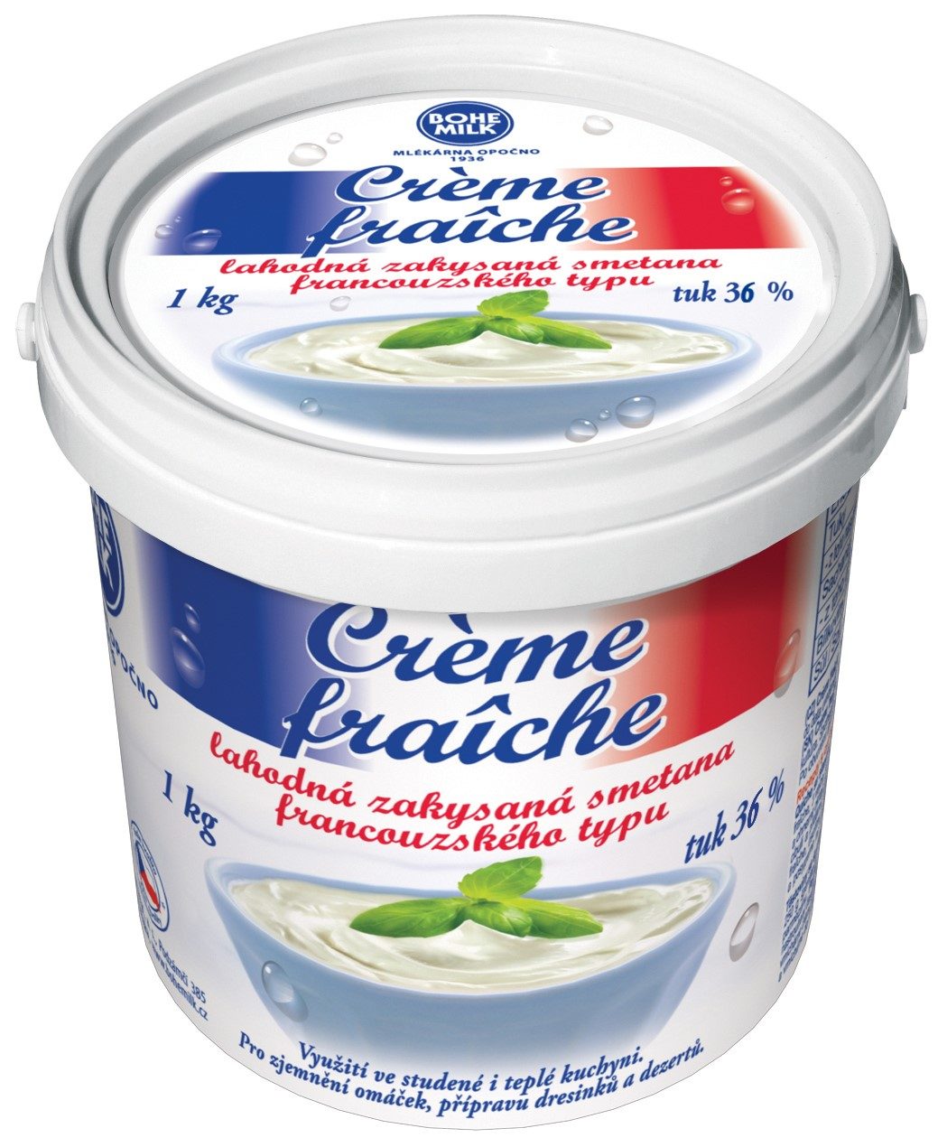 Créme fraiche 33 % chlad. 1 kg vedierko