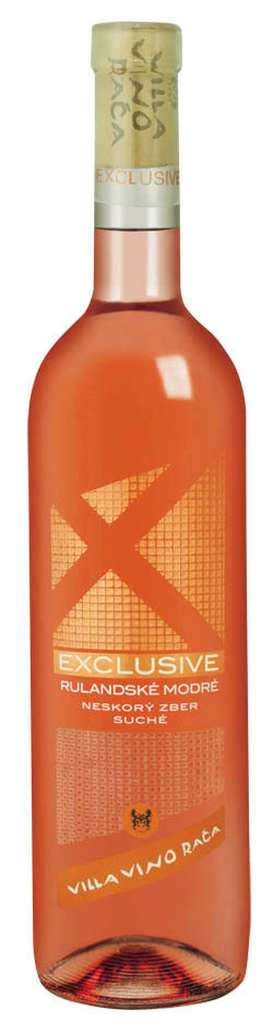 VILLA VÍNO RAČA Exclusive Rulandské modré rosé neskorý zber 750 ml