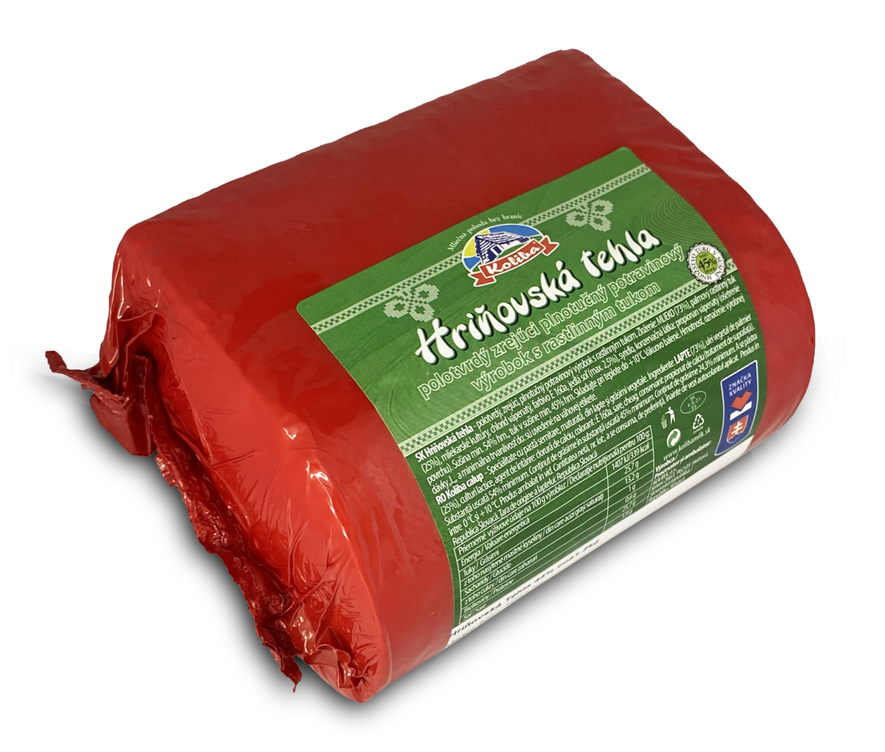 KOLIBA Hriňovská tehla mini tuk 45 % chlad. váž. cca 1,2 kg