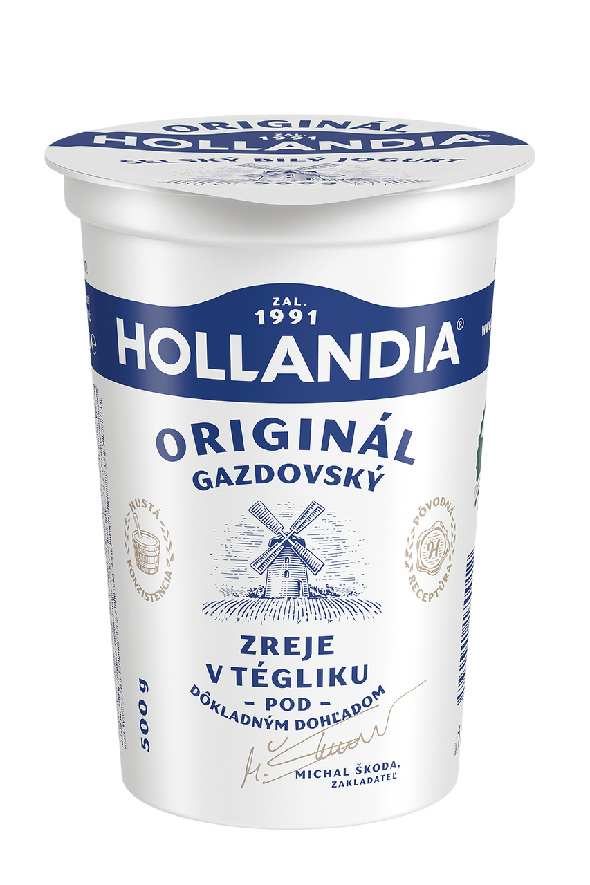 HOLLANDIA Gazdovský jogurt biely 3,5 % chlad. 500 g