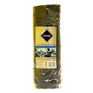 RIOBA Viečko na poháre 250 ml 50 ks