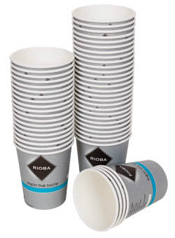 RIOBA Pohár papierový 250 ml 50 ks