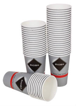 RIOBA Pohár papierový 400 ml 50 ks
