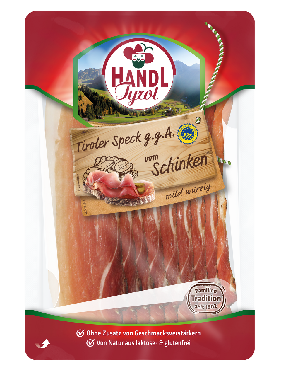 Handl Tirolská Šunka údená sušená chlad. 80 g