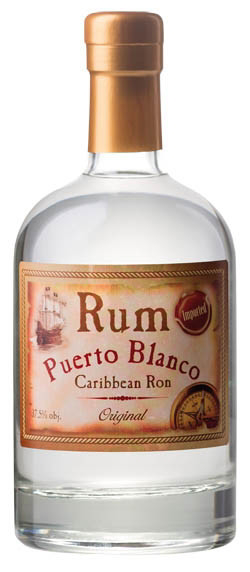 Rum Puerto Blanco Caribbean White 37,5% 500 ml