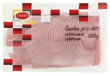LE&CO Šunkové koleno výberové plátky 95% chlad. 500 g