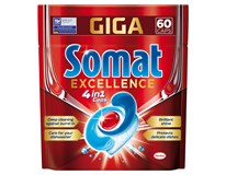 Somat Excellence Caps 4in1 tablety do umývačky riadu 1x60 ks