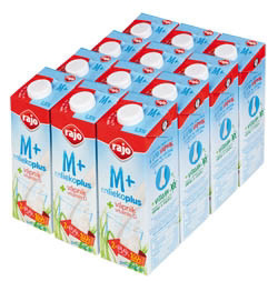 rajo Mlieko vápnik + vitamín UHT 1,5 % chlad. 12 x 1 l