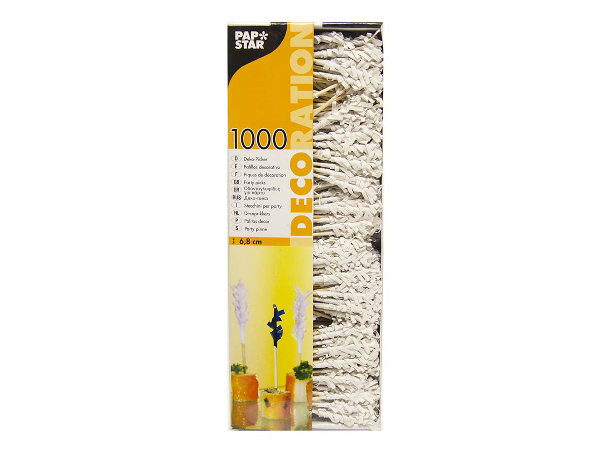 PAPSTAR Frills Napichovadlo 6,8 cm 1000 ks