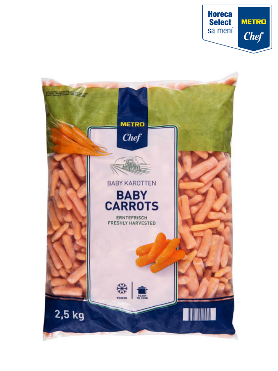 METRO Chef Mrkva karotka baby mraz. 2,5 kg