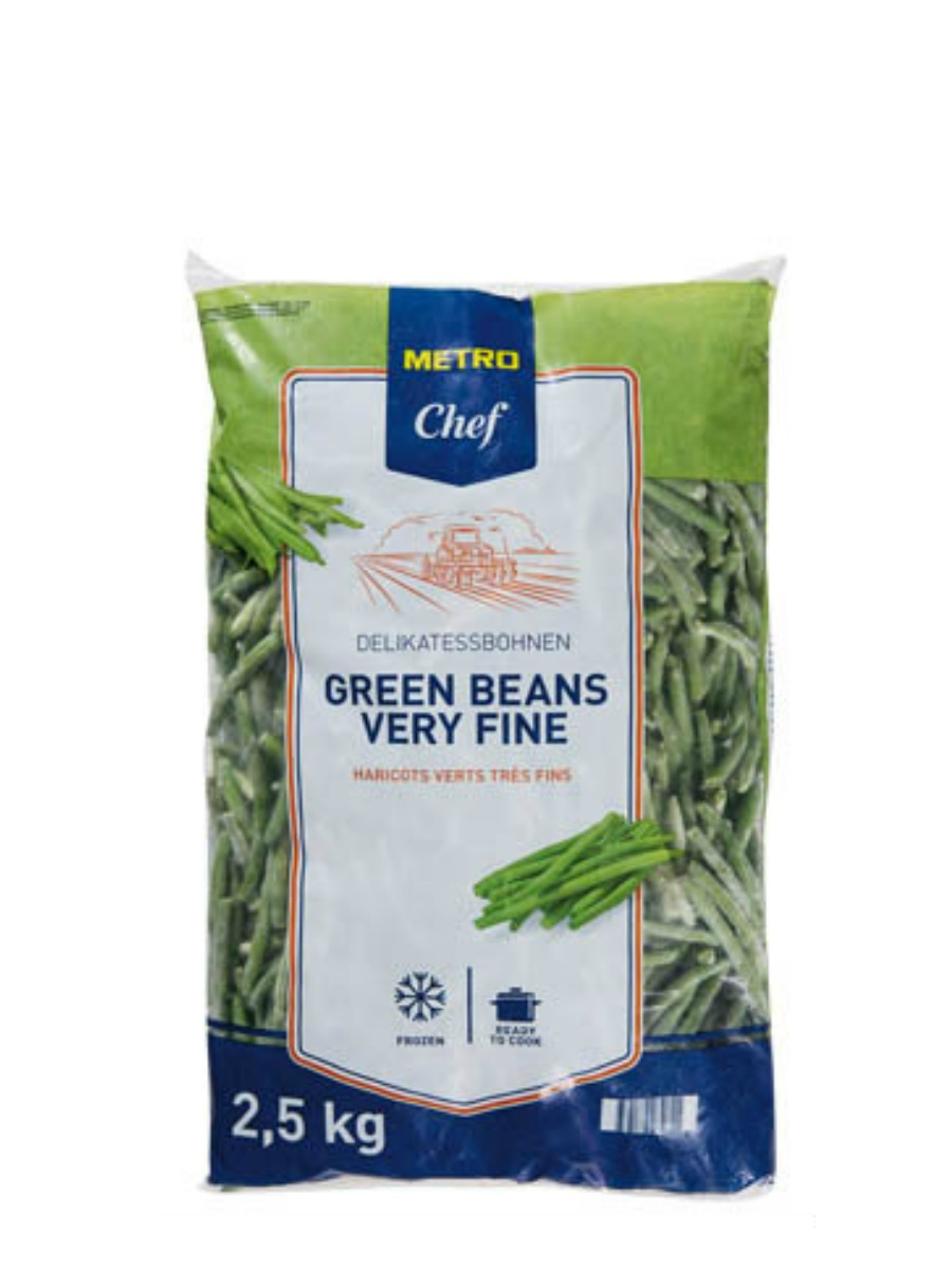METRO Chef Fazuľové struky jemné mraz. 2,5 kg
