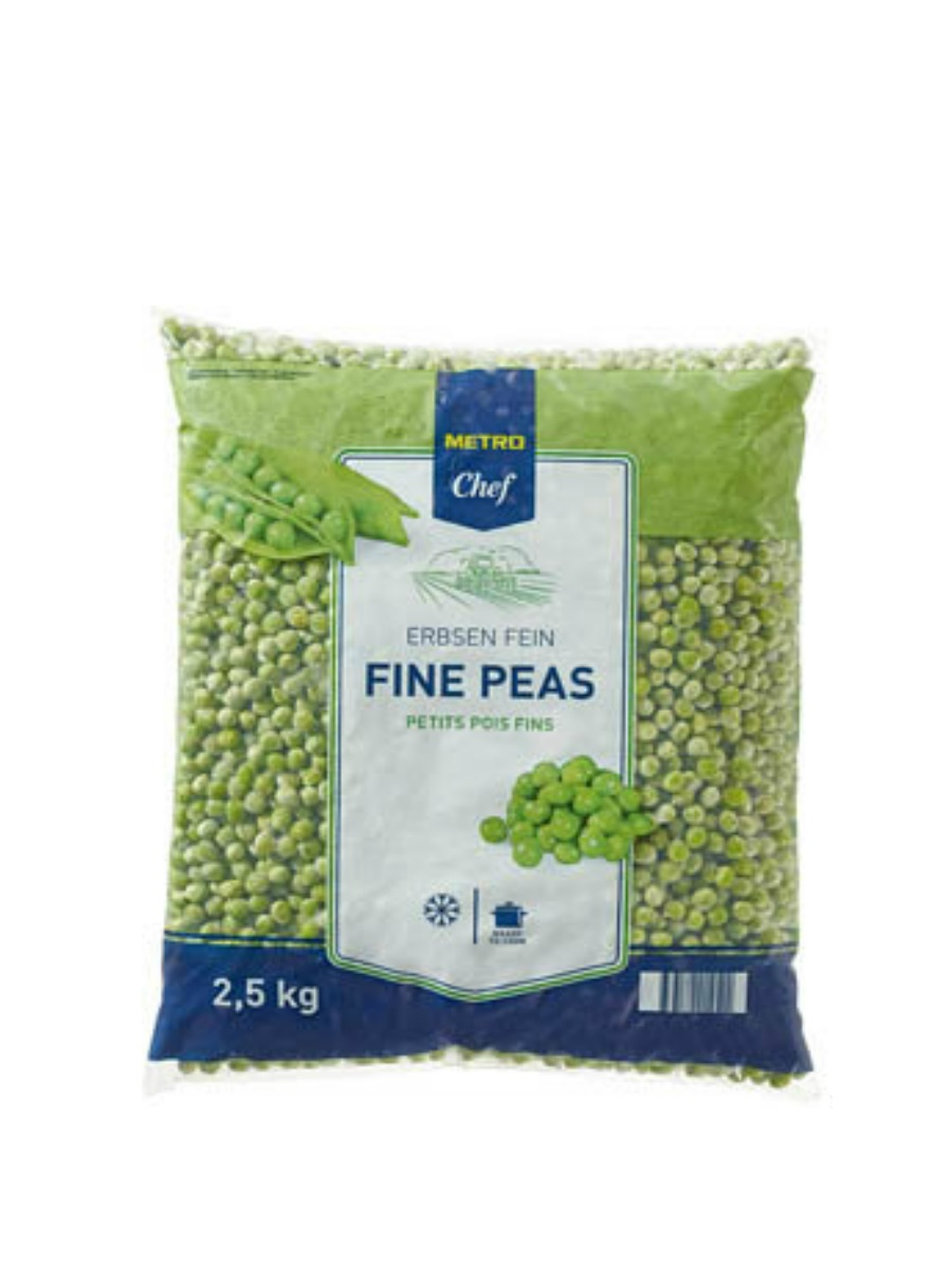 METRO Chef Hrášok jemný mraz. 2,5 kg
