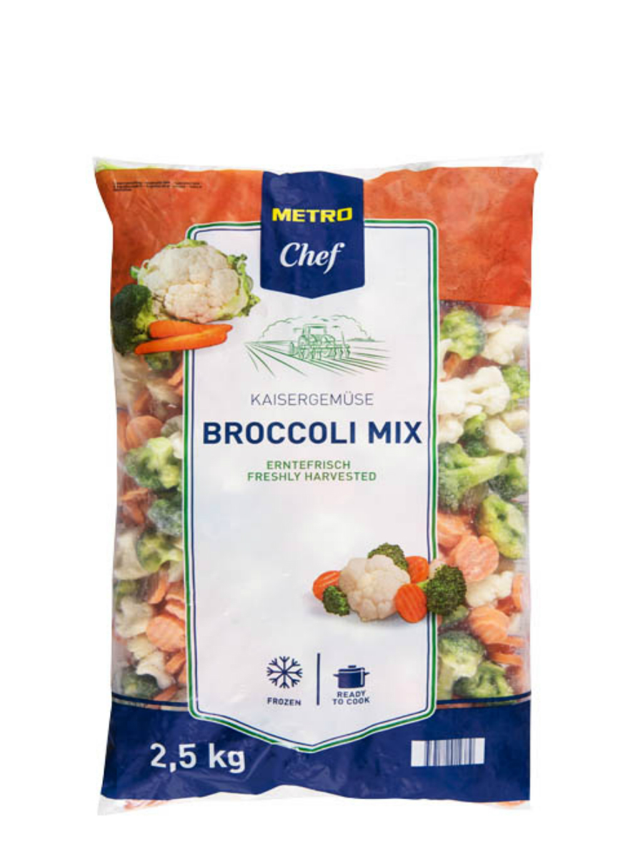 METRO Chef Brokolicová (Bretaňská) zmes mraz. 2,5 kg