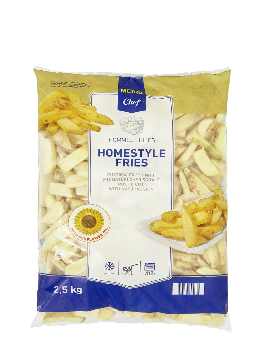 METRO Chef Hranolky homestyle mraz. 2,5 kg