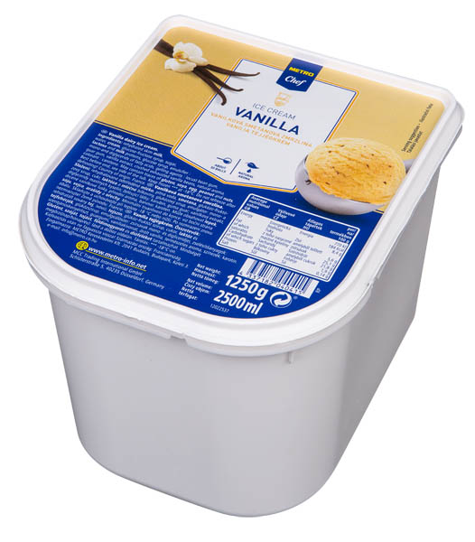 METRO Chef Zmrzlina Vanille/vanilka mraz. 2,5 l
