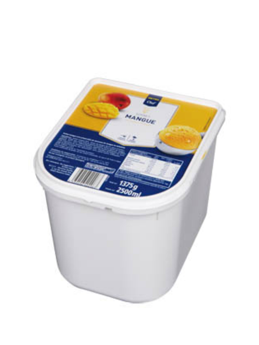 METRO Chef Sorbet mango mraz. 2,5 l