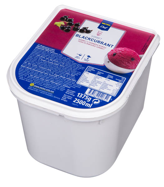 METRO Chef Sorbet čierne ríbezle mraz. 2,5 l