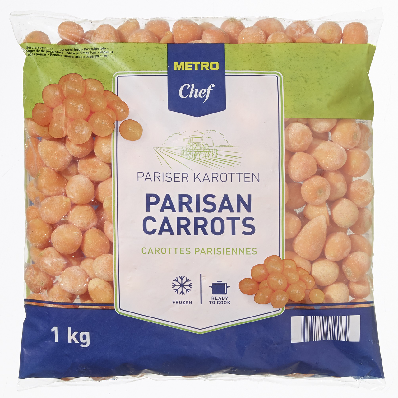 METRO Chef Parížska karotka 12/18 mraz. 1 kg