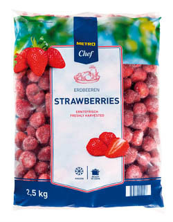 METRO Chef Jahody mraz. 2,5 kg