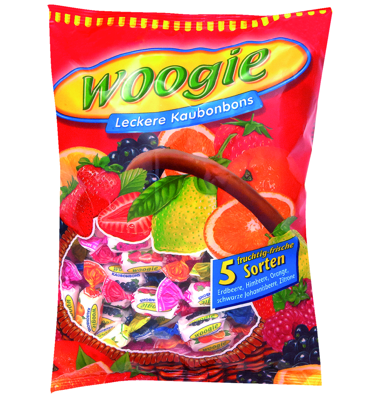 Woogie Zmes talianskych ovocných cukríkov 500 g