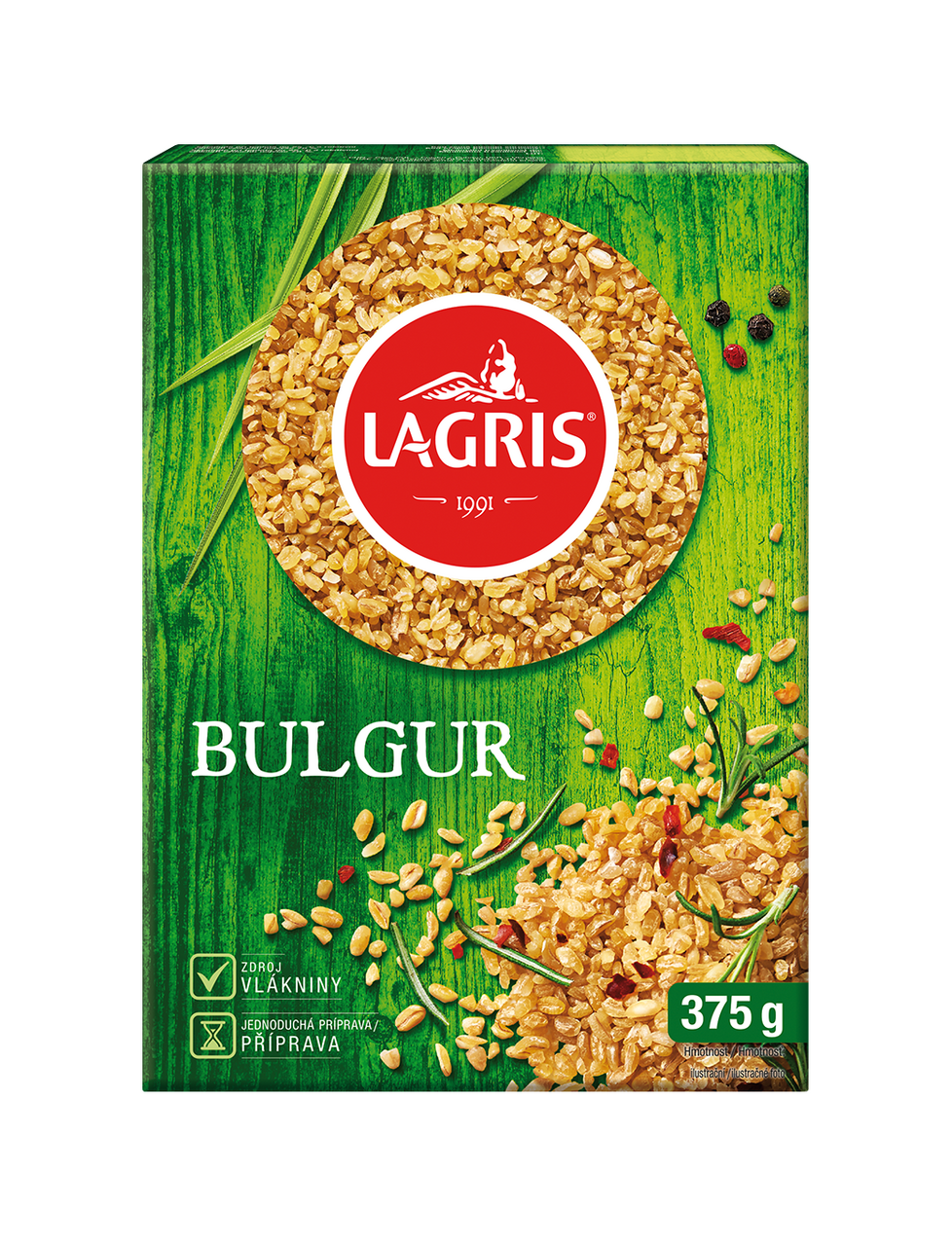 LAGRIS Bulgur predvarená celozrnná pšenica 375 g