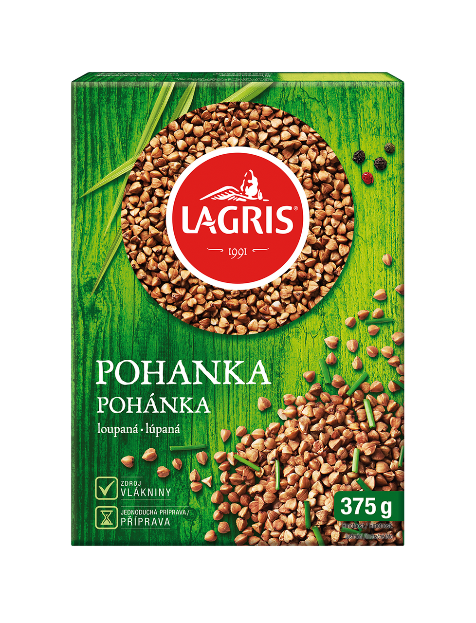 LAGRIS Pohánka lúpaná 375 g