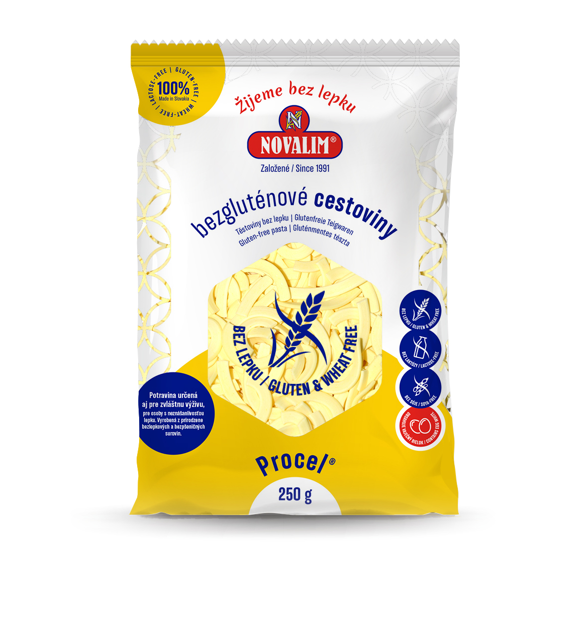 NOVALIM Rezance bezlepkové cestoviny 250 g