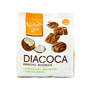 Diacoca Sušienky kakao-kokos 180 g