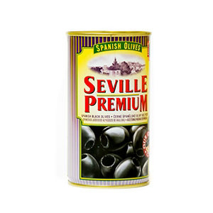 SEVILLE PREMIUM Olivy čierne bez kôstky 350 g