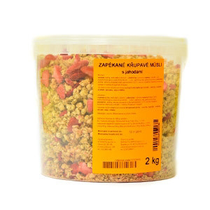 BONAVITA Müsli zapekané jahodové 2 kg vedro