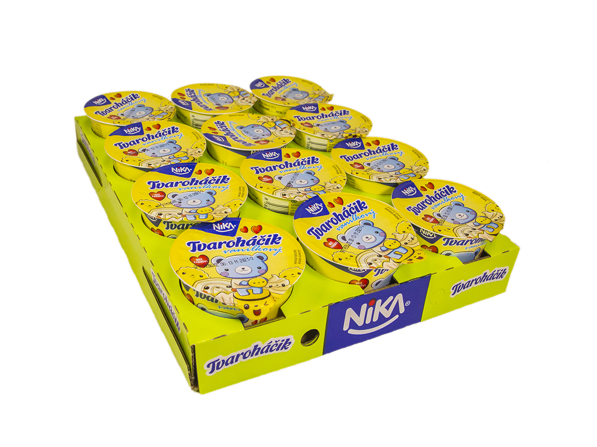 Nika Tvaroháčik dezert vanilka chlad. 12 x 80 g