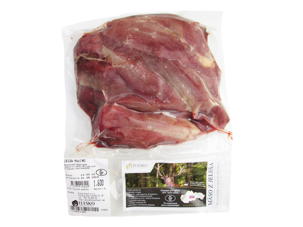 Elesko Jeleň močing mraz. váž. cca 1,5 kg