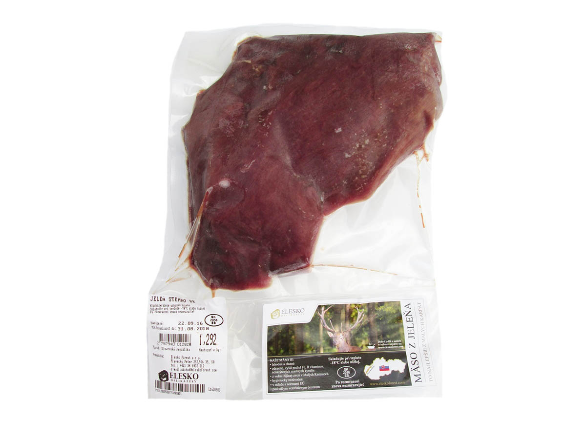 Elesko Jeleň stehno bez kosti mraz. váž. cca 1,5 kg