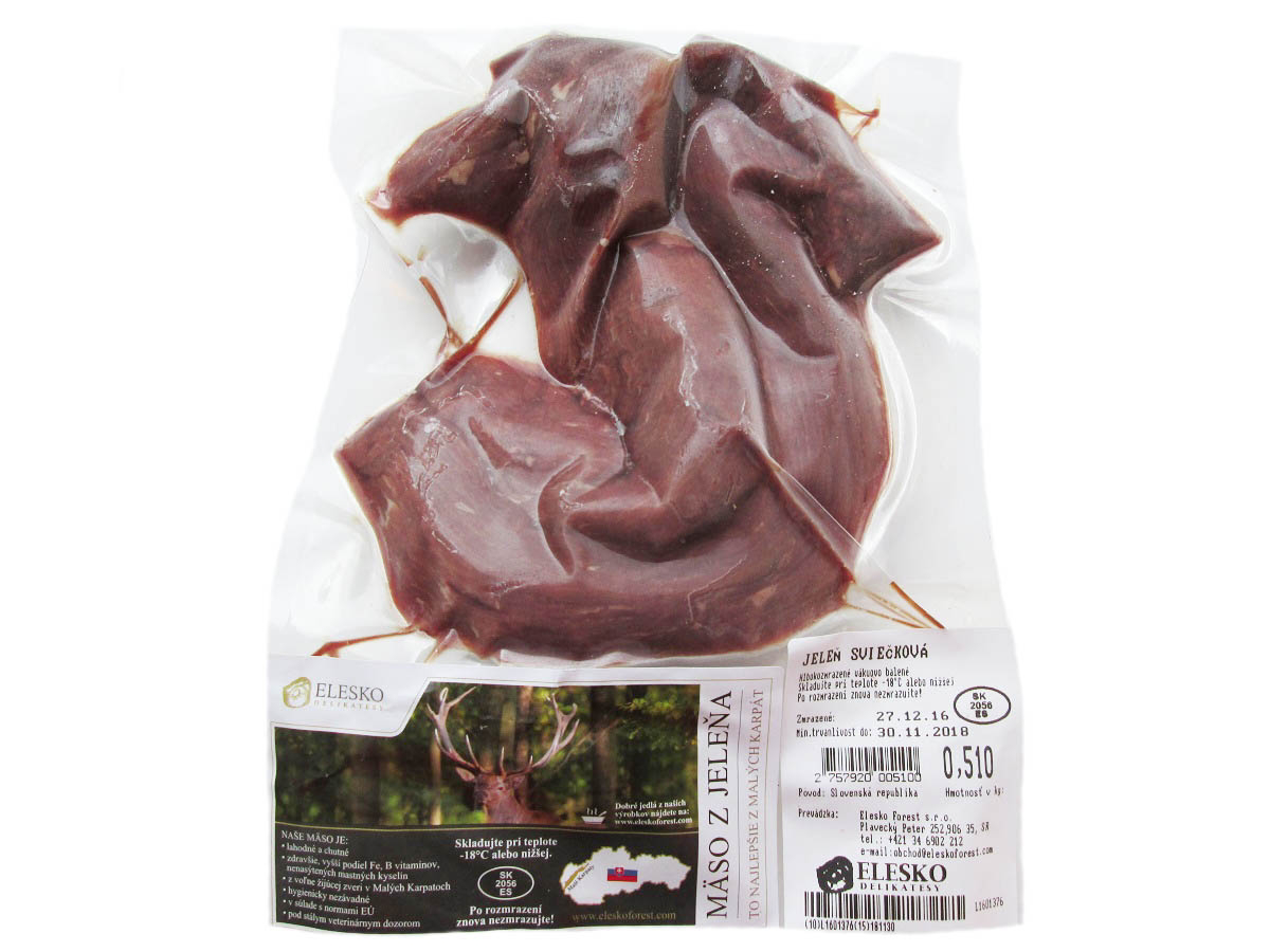 Elesko Jeleň sviečková mraz. váž. cca 0,8 kg 