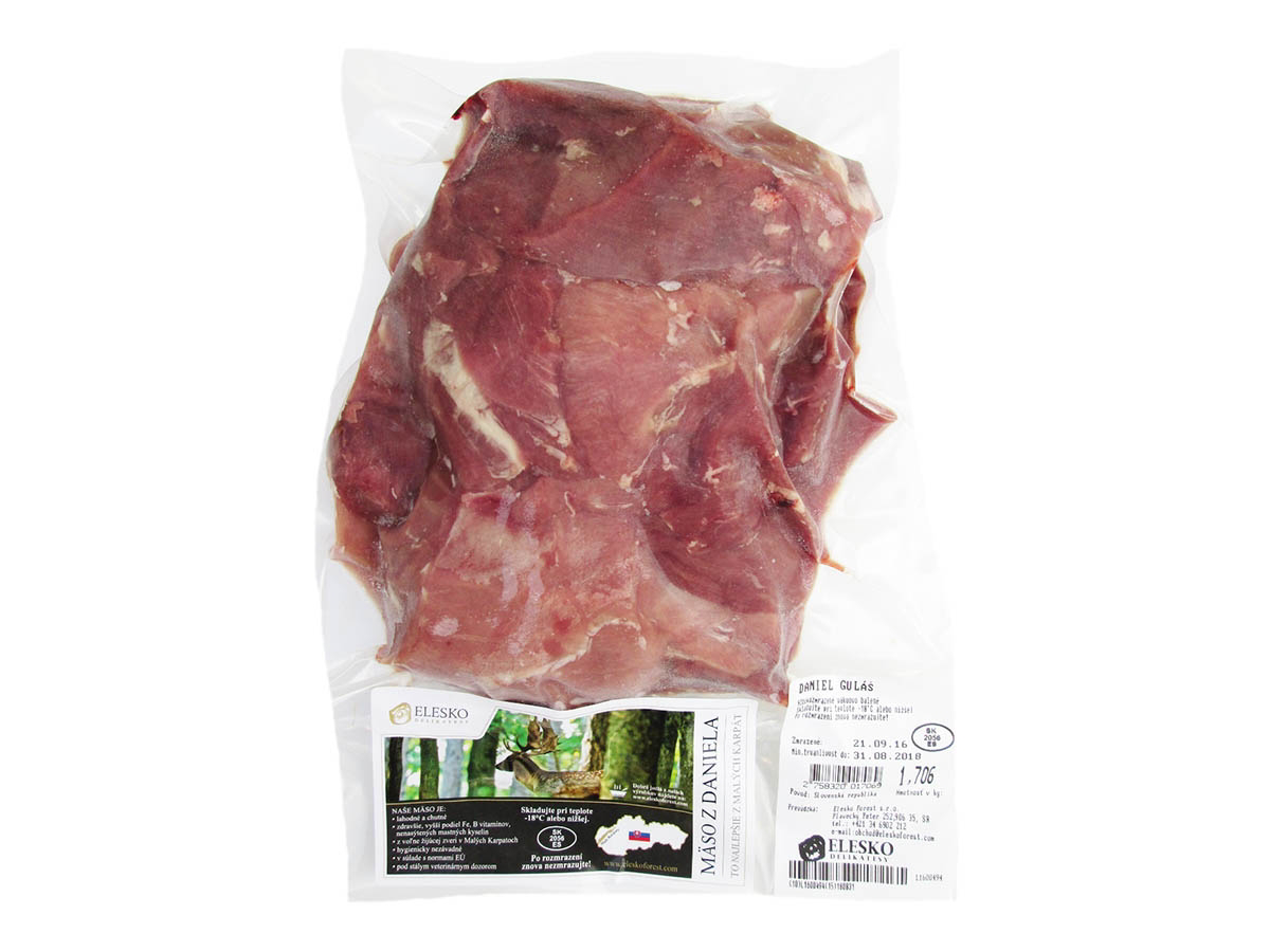Elesko Daniel guláš mraz. váž. cca 1,5 kg