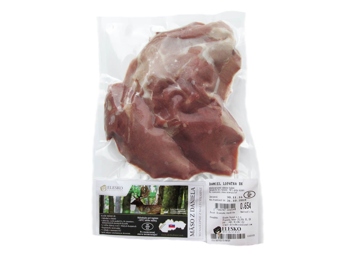 Elesko Daniel lopatka bez kosti mraz. váž. cca 1,5kg