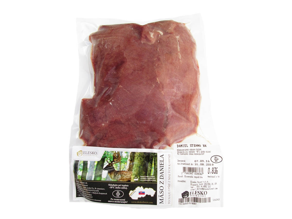 Elesko Daniel stehno bez kosti mraz. váž. cca 1,5 kg