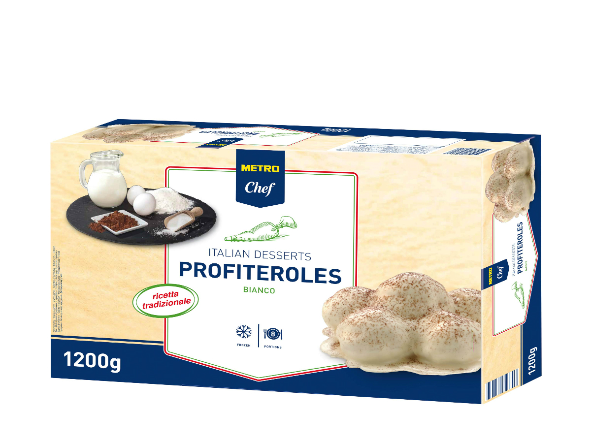 METRO Chef Profiteroles bianco mraz. 1,2 kg