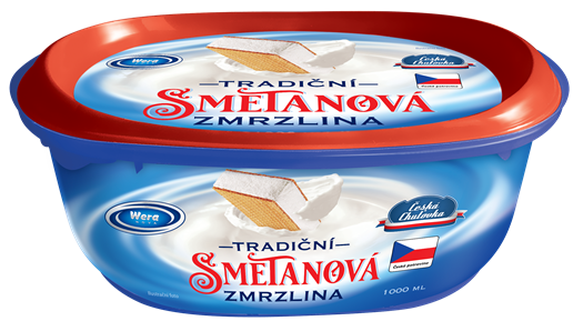Tradičná zmrzlina smotanová mraz. 1000 ml