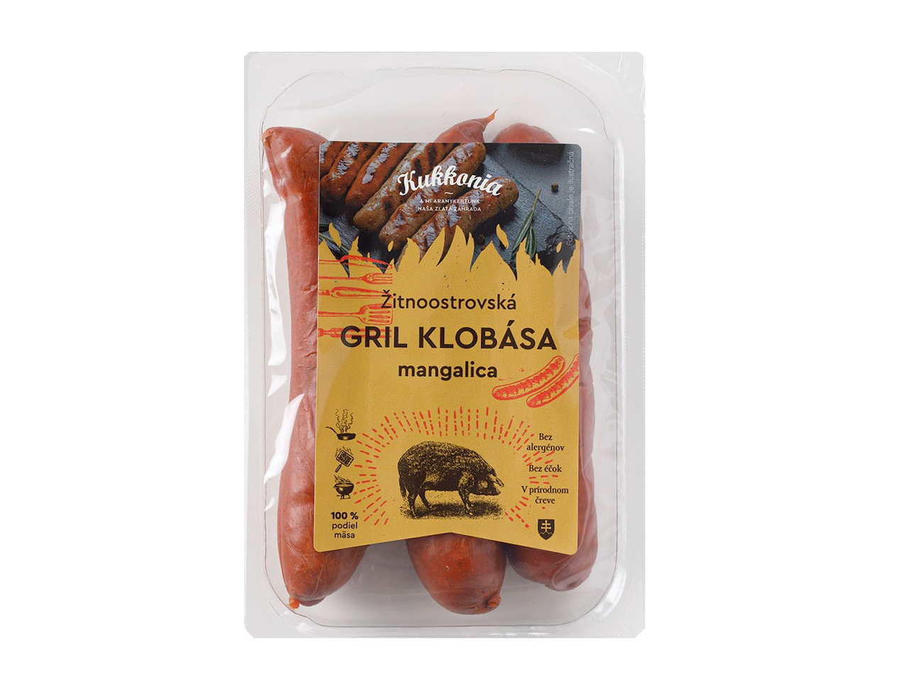 Kukkonia Grill klobása mangalica chlad. 270 g