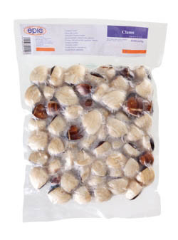 ASPIUS Mušle Vongole 40/60 mraz. 1 kg