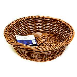 METRO PROFESSIONAL Košík plastový oválny hnedý 27 cm 1 ks