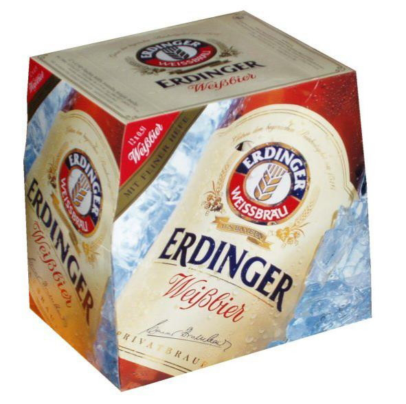 ERDINGER Pivo svetlé 5,3 % 12 x 500 ml SKLO