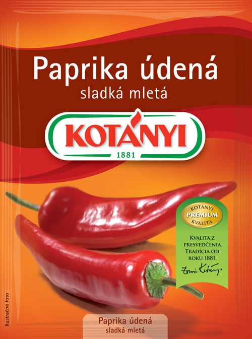 KOTÁNYI Paprika údená sladká 5 x 25 g