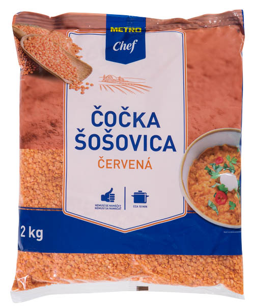 METRO Chef Šošovica červená lúpaná 2 kg
