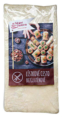 Pekáreň Harmónia Lístkové cesto bezlepkové mraz. 300 g