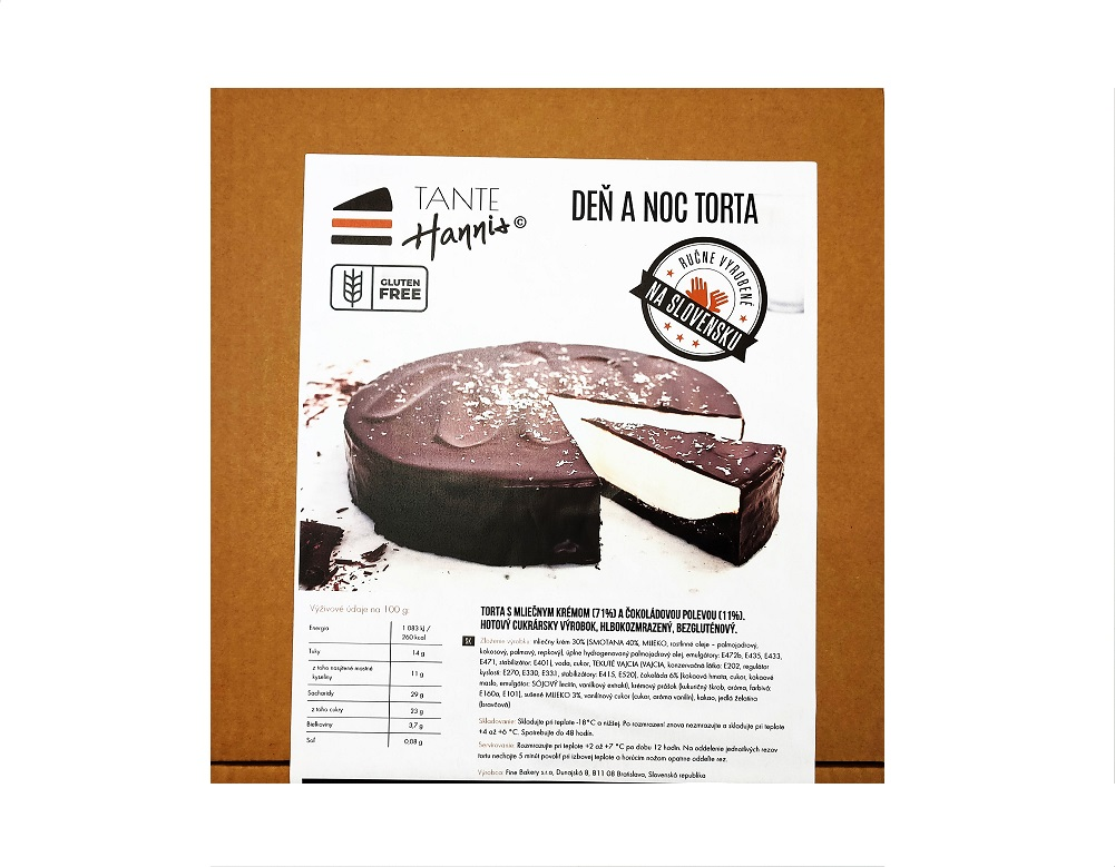 TANTE Hannis Torta bezlepková deň a noc mraz. 1350 g
